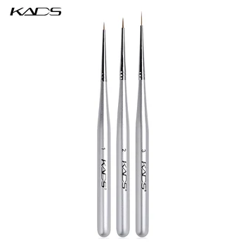 

3PCS/SET Acrylic Nail Art Brush Set for UV Gel Builder Nail Brushes for nail brush Set Drawing gel Brush Nails Art Pen tools