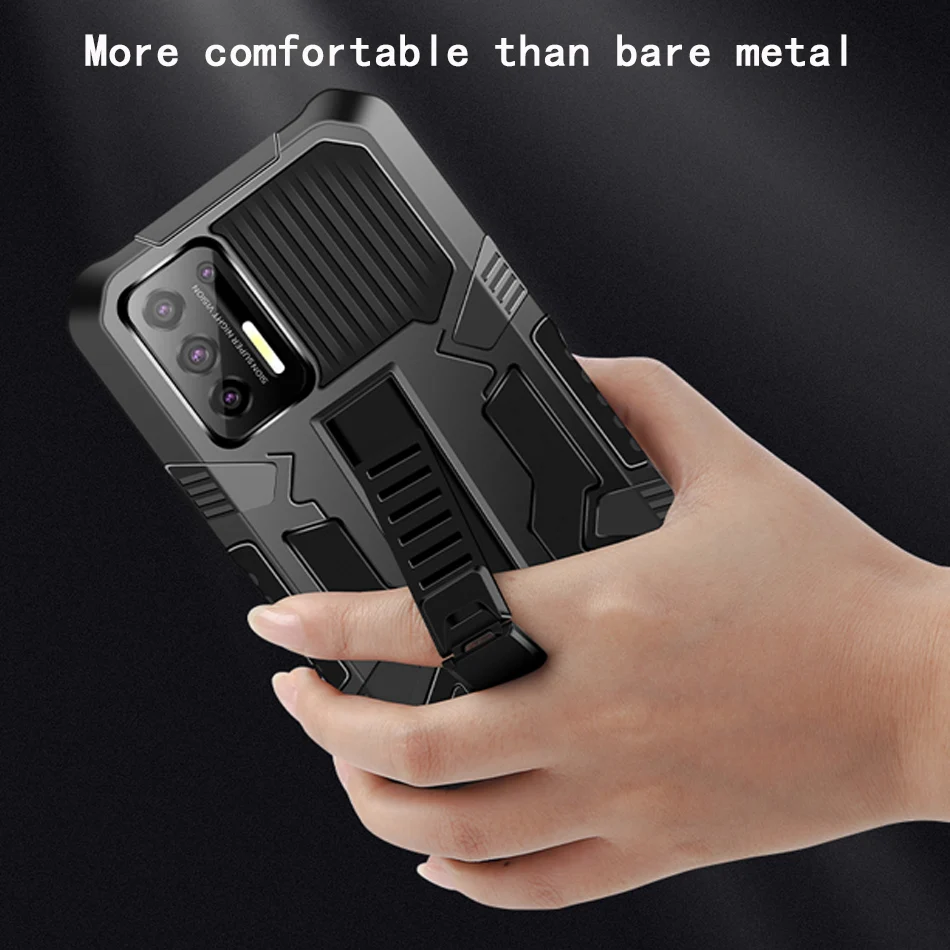 GDREAM Shockproof Phone Case For OPPO Reno 2F 4F 5Lite 5F 6 5G Luxury Kickstand Bracket Protective Cover For OPPO F11Pro F17 F19 cases for oppo cases