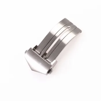 

18mm Silver Stainless Steel Frosted clasp For Tag Silicone Rubber Watch Strap AQUARACER CALIBRE 5 Series Watch Buckle Accessorie