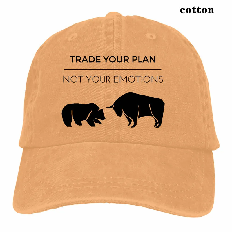 Trade Your Plan, забавная бейсболка на рынке Forex Trader для мужчин и женщин, Кепка для водителя грузовика, модная Регулируемая Кепка - Цвет: 3-Natural