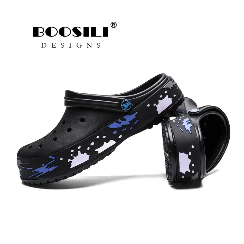 Распродажа; сбалансированные zapatos hombre; новые мужские с надписью EVA; обувь Cave; мужские шлепанцы; высококачественные дышащие сабо; мягкие классические сандалии