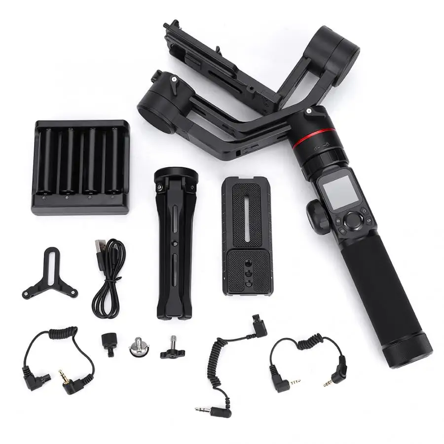 Feiyu gimbal AK2000 WiFi Bluetooth ручной карданный стабилизатор комплект для DSLR беззеркальных камер Телефон ручной карданный