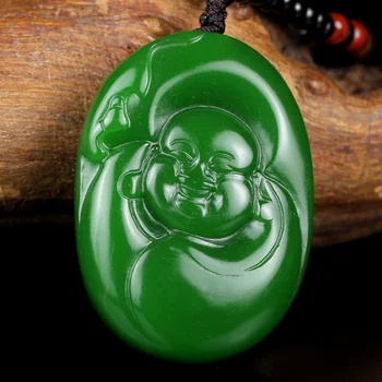 

Natural Xinjiang and Tian Biyu Buddha pendant men and women send friends to bring their own