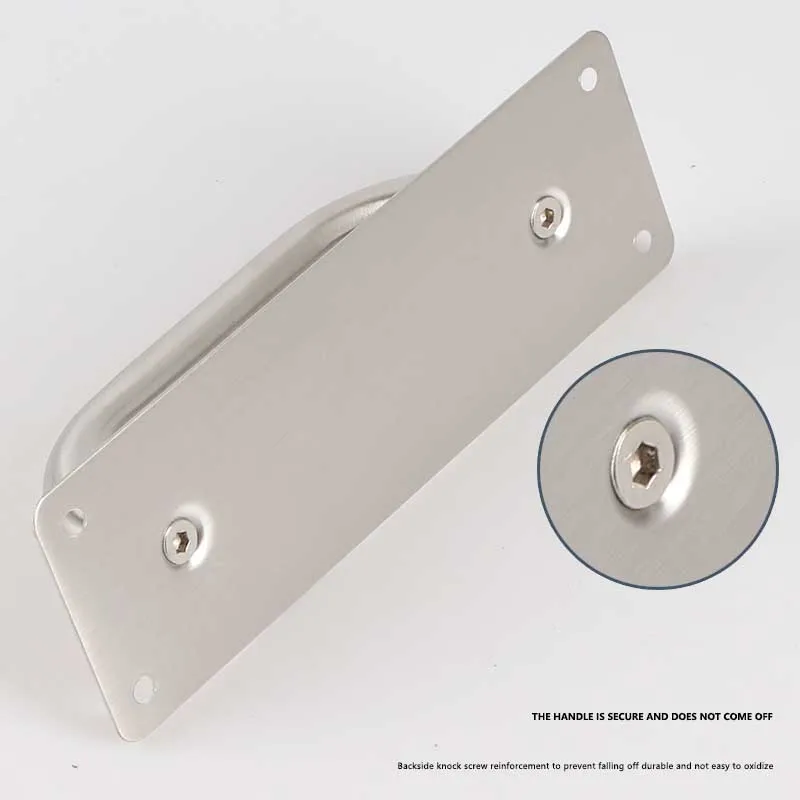 304 stainless steel wire drawn sliding door handle handle furniture kitchen cabinet door hardware