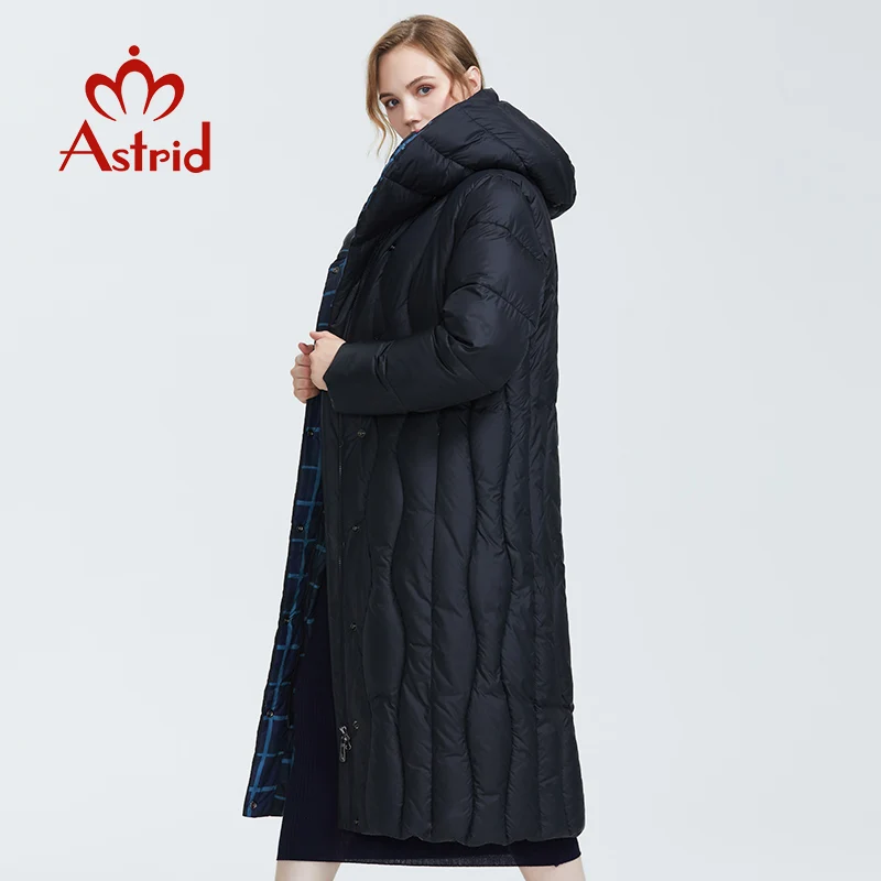 Astrid 2019 Зима новое поступление пуховик женская свободная одежда верхняя высокое