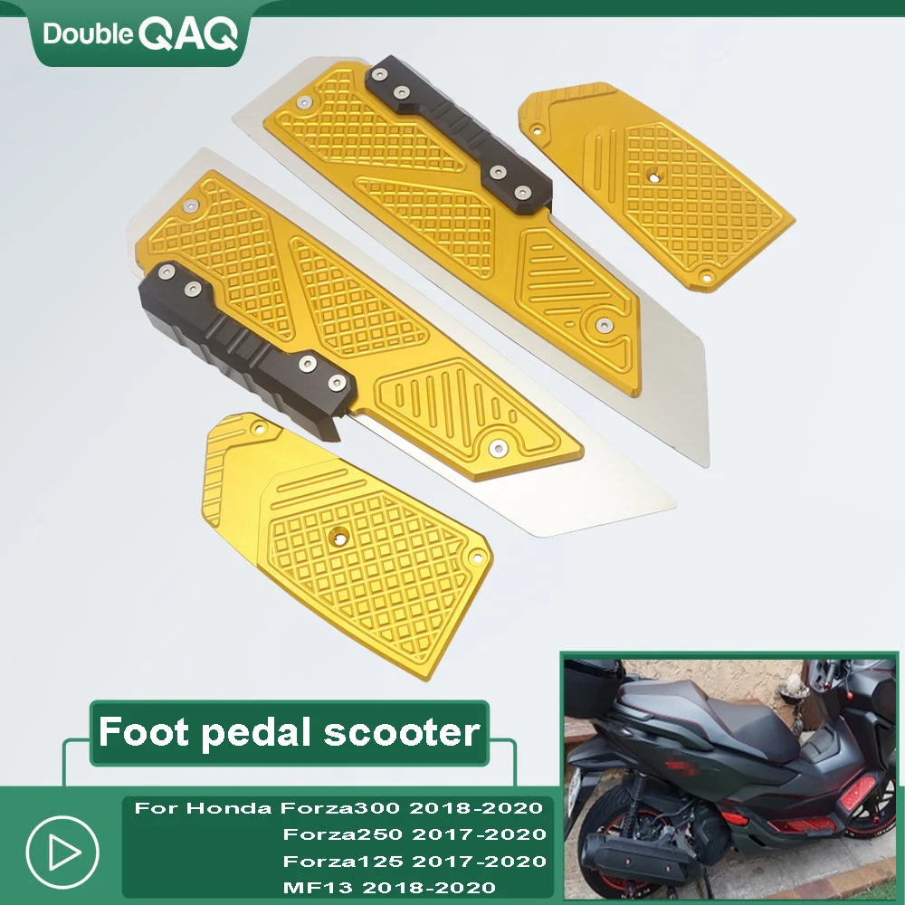 Motorcycle Accessories For Honda Forza300 MF13 FORZA 300 125 250 2018 2019 2020 CNC Footrest Footpad Pedal Plate Parts | Автомобили и
