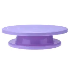 Plastic Anti-skid Cake Turntable Plate Rotating Round Cake Stand Cake Decorating Rotary Table Kitchen DIY Pan Baking Tool