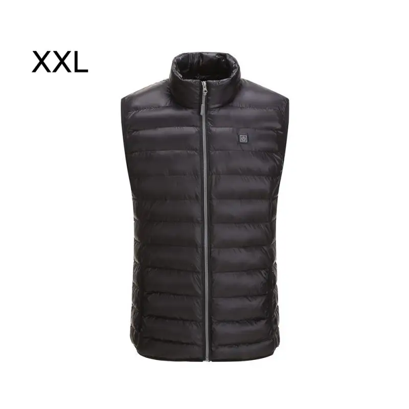 2XL Для мужчин и женщин, для улицы, USB, инфракрасное Отопление, жилет, куртка, USB, инфракрасное Отопление, одежда, зимний жилет, рыбалка, туризм, для зимы - Комплект: 2XL