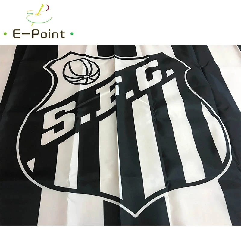 Бразилия Santos Futebol Clube FC 3 фута* 5 футов(90*150 см) размер рождественские украшения для дома флаг баннер Тип B подарки