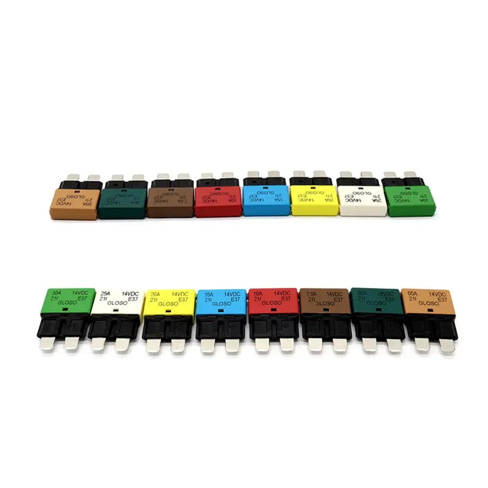 IZTOSS 5-30A Medium Auto Reset Circuit Breaker Fuse Repeatable Insertion Overload Protection Breaker for Car Truck RV 4WD Marine
