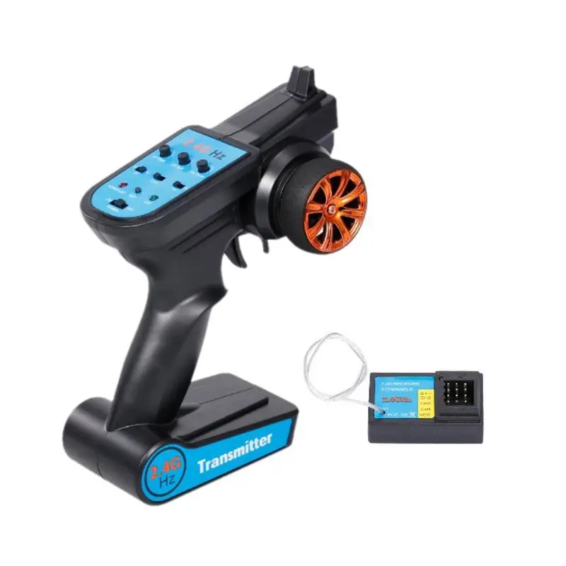 

2.4G 3CH RC Transmitter Digital Radio Remote Control Transmitter with Receiver R9UE
