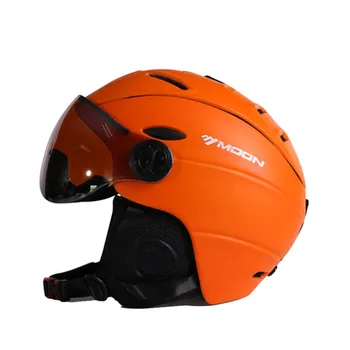 

Ski Helmet Moon Snowboard Helm With Goggles 2019 Full Ski Skateboard Outdoor Sport For Adult