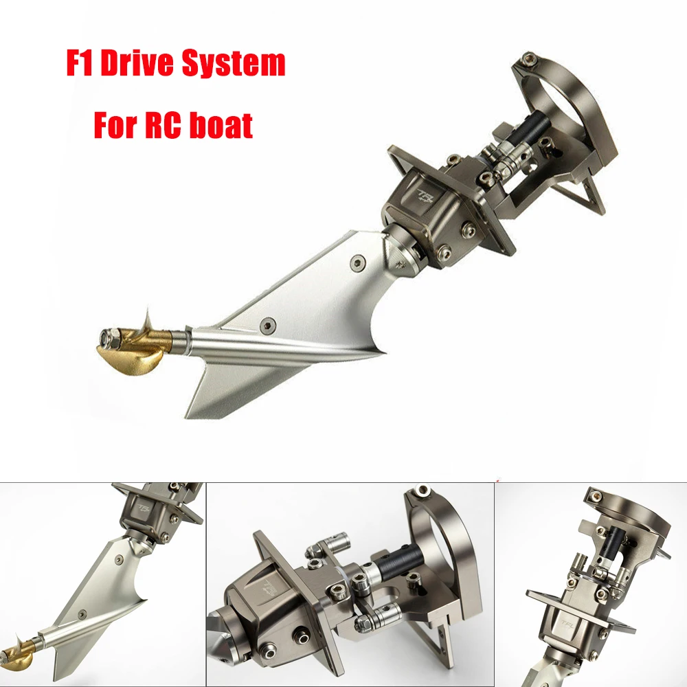 

CNC Machine F1 Drive System 2960 2881KV motor Tail Power with Steering function for RC Racing Boat
