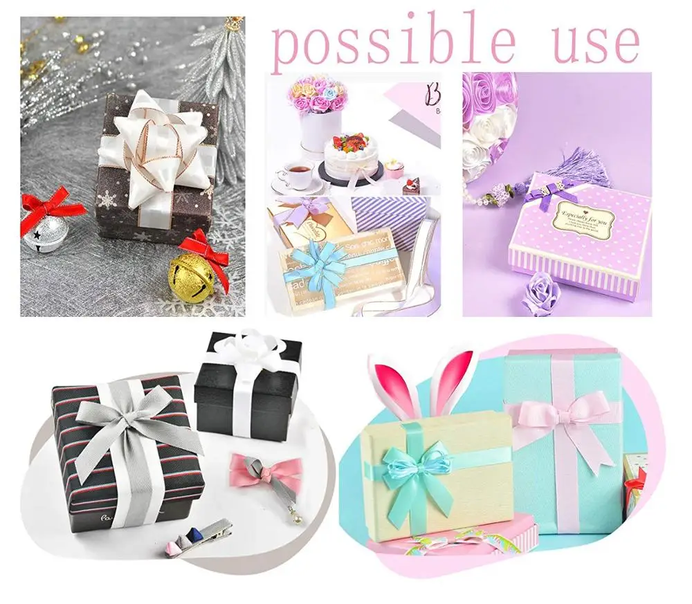 Vibrant Grosgrain Ribbon Collection for DIY Crafts and Decorative Gifts (5 Meters)