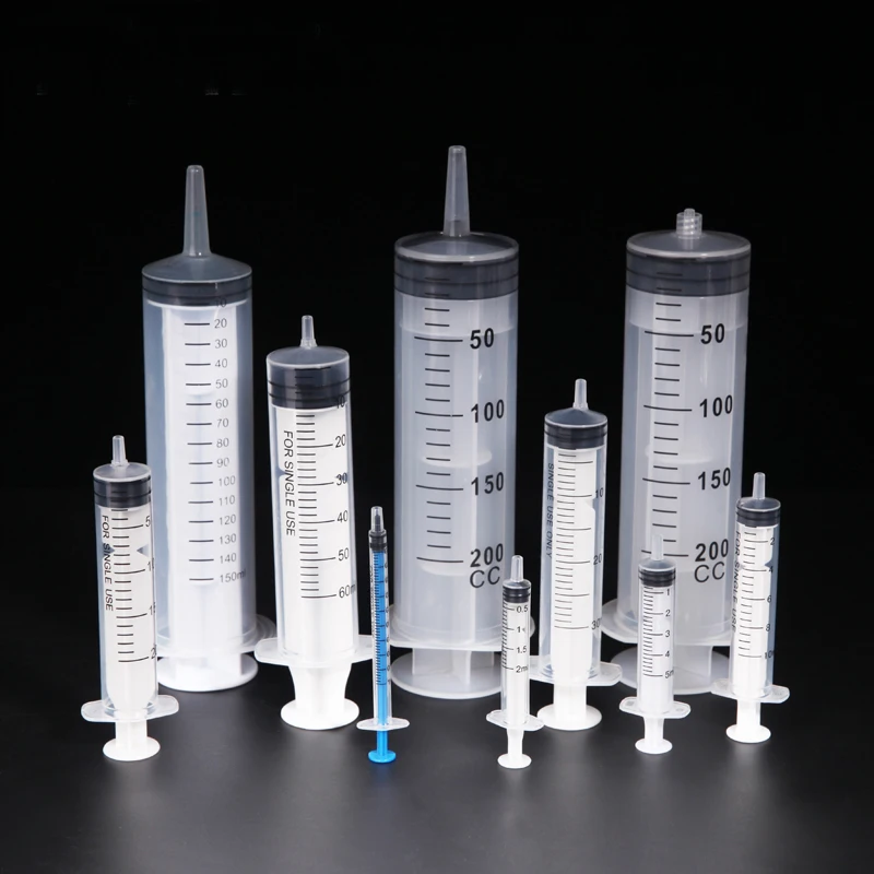 

10pcs/Pack Disposable Plastic Sterile syringe Sample injector Sampler for ink syringe Industrial Glue Tools Feeding device