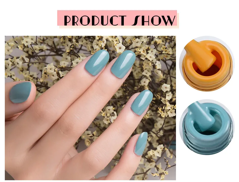 Clou beaute halb transparente Gelee Gel politur nackt rosa Bernstein Gel Nagellack durchscheinend semi permanent alles für Maniküre Nagel – Detail 11