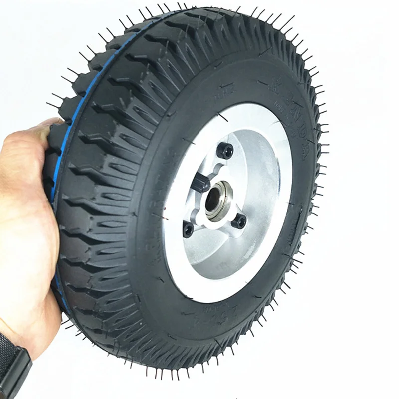 

Accessories Tire Black 2.80/2.50-4 Scooters Puncture-proof Solid Inflatable