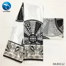 LIULANZHI африканская атласная ткань Новое Поступление Полиэстер Атласная Ткань нигерийские принты Атлас для женщин платье ML8X112-ML8X129