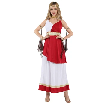 

Lady Carnival Athena costume Ancient Greek goddess Arab Cosplay Halloween Fancy Party Dress