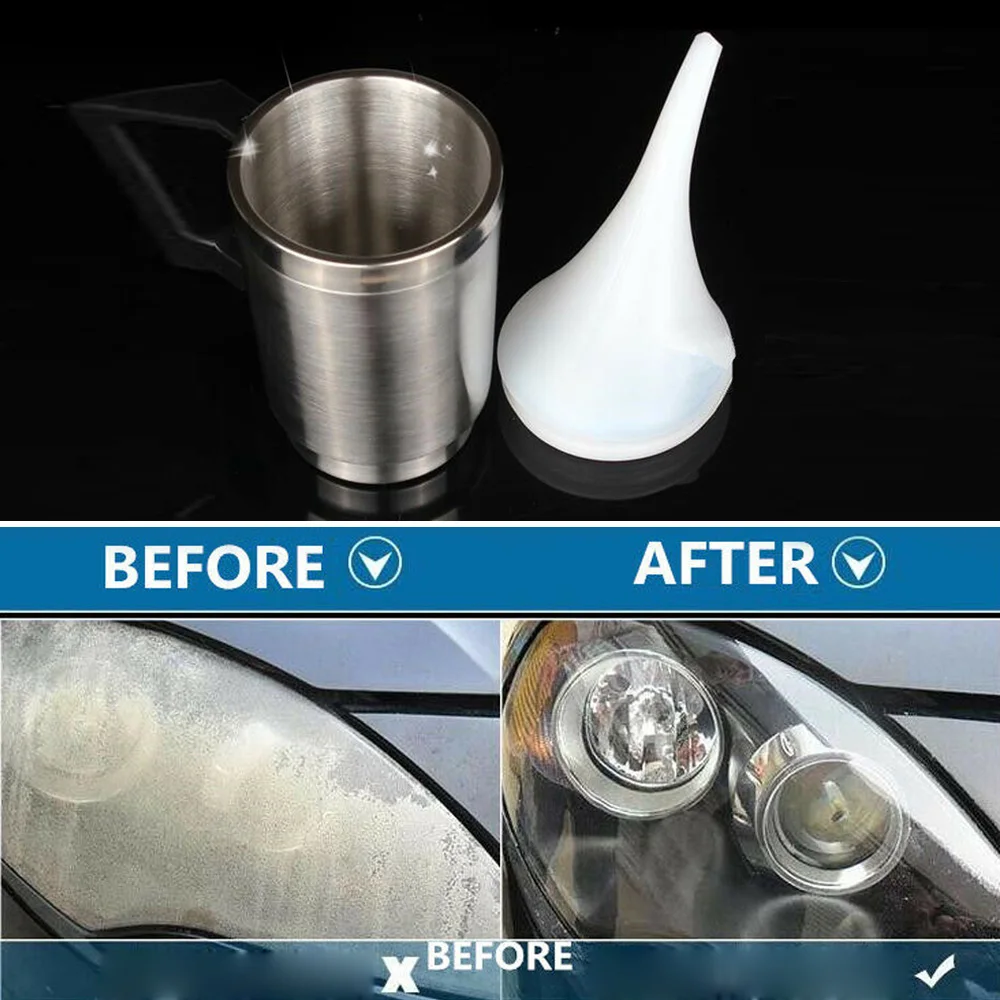 Conjunto de Lente do Farol Restauração - Charuto Isqueiro Spray Copo Ferramenta Atomizador Remodelação Kit Nc-118 60 w 6 Conj. de materiais p polimento e moagem