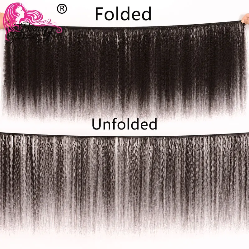 Beauty forever Kinky прямые волосы пучки с закрытием бразильские яки человеческие волосы пучки с закрытием 4x4 часть remy Волосы