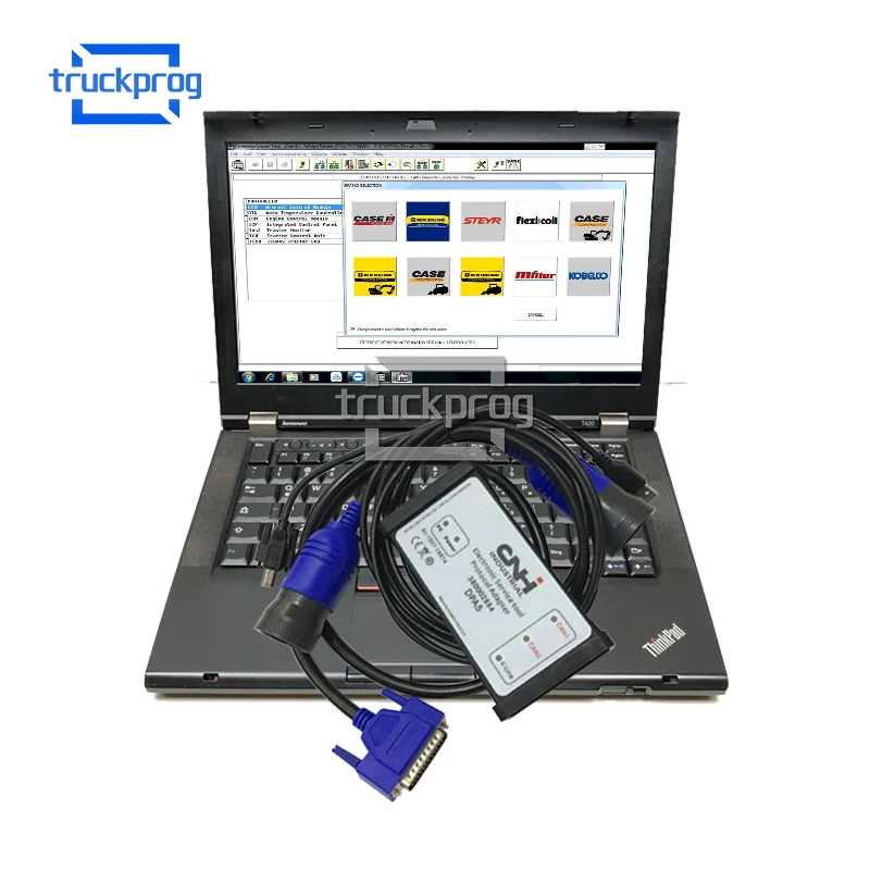

TruckProg CNH Kit with T420 Laptop for New Holland Agriculture Equipment Diagnosis Scanner EST Electronic Service Tool