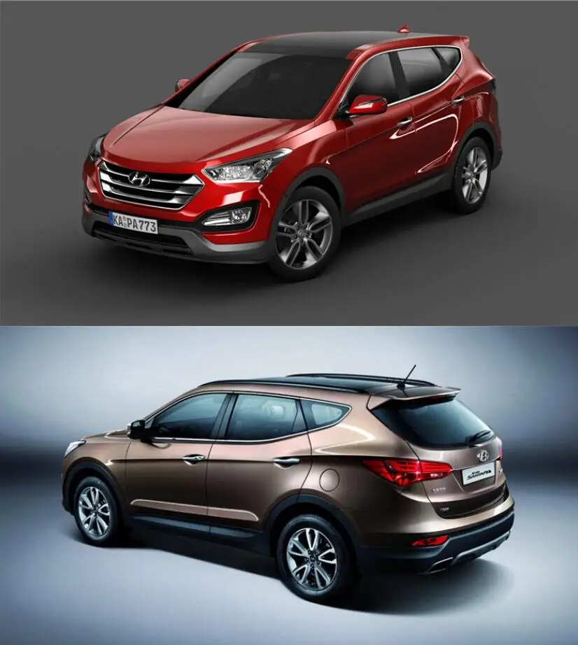 Защитная крышка для багажника для HYUNDAI Santa Fe 2013 высокое качество авто аксессуары черный бежевый