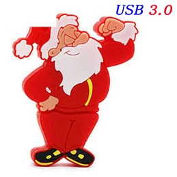 Мультяшный Рождественский usb-кабель с Санта-Клаусом, флеш-накопитель USB 3,0, 4 ГБ, 8 ГБ, 16 ГБ, 32 ГБ, 64 ГБ, флеш-накопитель, флешка, креативный подарок - Цвет: T8
