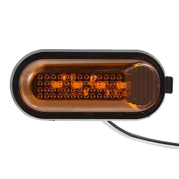 

4LED Flat Style Fender Marker Light Amber Color Plastic Side Marker Turn Signal Sealed Light For Honda Assembly Lamp Accessories