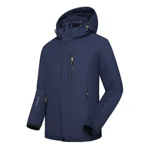 Мужская одежда для улицы, хлопковая стеганая одежда, сохраняющая тепло, защищающая от ветра и дождя, костюм-двойка, Свободное пальто для движения, для мужчин, три в одном, зарядка