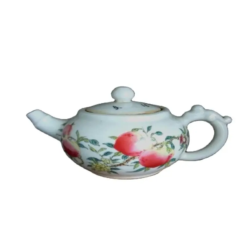 Jingdezhen hand painted Shoutao enamel ceramic household kettle tea ceremony ornaments | Дом и сад