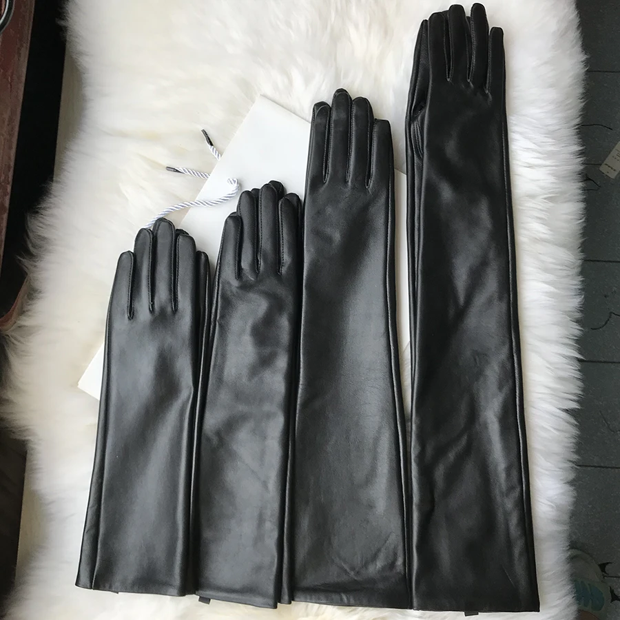 Elegante Handschuhe Für Erwachsene Schwarz