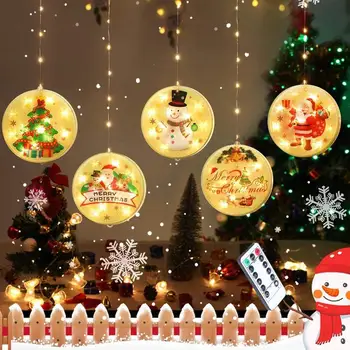 

Christmas Lights LED String Lights USB 8 Modes Hanging Curtain Light with Remote Control for Christmas Home Outdoor Decoration