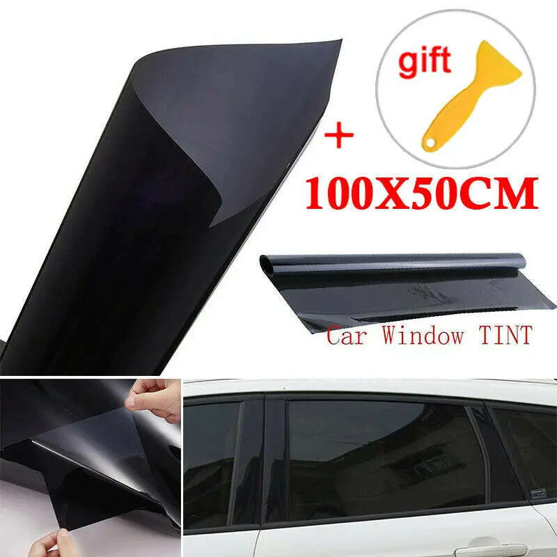 

New HIgh Quality VLT 5% Uncut Roll 39" X 20 Window Tint Film Charcoal Black Car Glass Office Tools