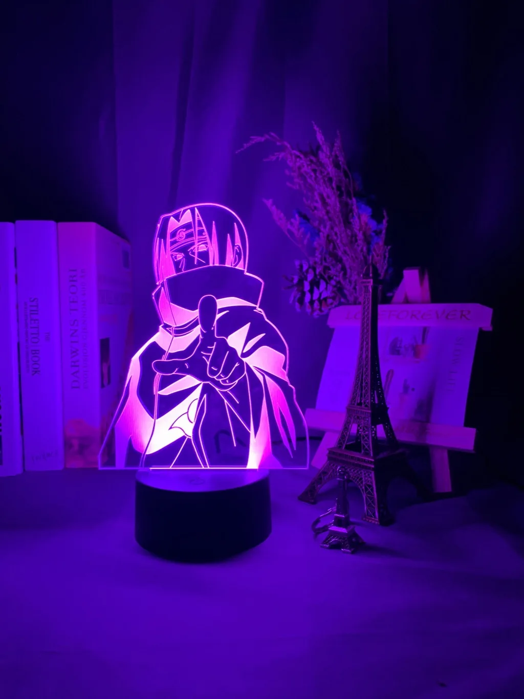 Anime Naruto Uzumaki Led Night Light Team 7 Sasuke Kakashi Hatake Kids Bedroom Nightlight Itachi Uchiha 3d Lamp Child Xmas Gift