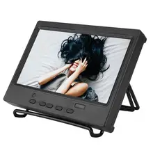 Polegada monitor portátil 1024x600 16:9 hd multi-função de exibição suporte vga/av entrada adequado para raspberry pi/exibição do carro/cctv