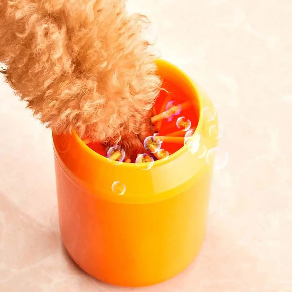 S/M/L Portable Cat Dog Paw Washing Silicone Brush Cup Pet Foot Cleaning Tool Cleaner Инструменты для чистки домашних животных