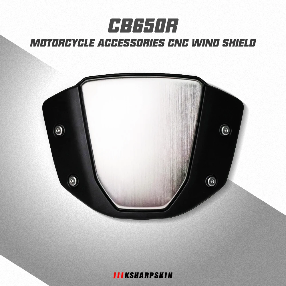 For cb650r 2019-2020 CB 650R CNC Aluminum Motorcycle Accessoris Windshield Wind Screen Visor deflector | Автомобили и мотоциклы