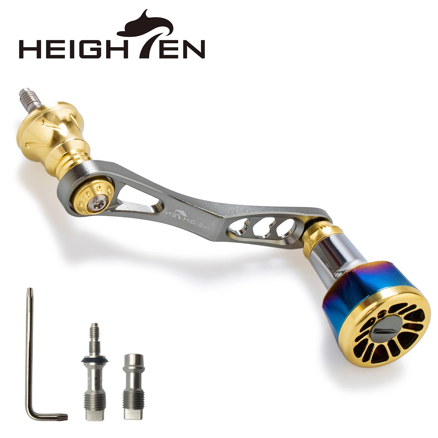 HEIGHTEN Spinning Reel Handle 58mm for Shimano and Daiwa Spinning Reel