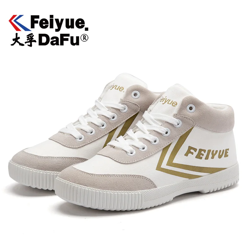 Feiyue/зимняя парусиновая обувь; коллекция 8189 года; Мужская и женская обувь; вулканизированные кеды; хлопковая обувь; рыцарские туфли на плоской подошве с высоким берцем; 3 цвета;