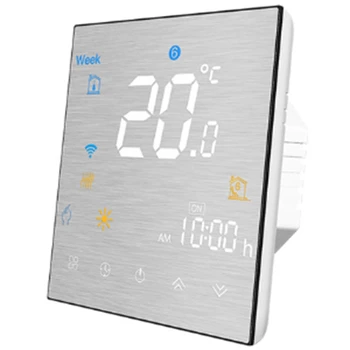 

WiFi Smart Thermostat Temperature Controller for Floor Heating Water Gas Boiler Works with Alexa Google Home(Water Gas Boiler)