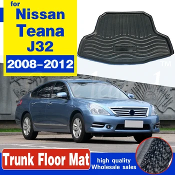 

For Nissan Teana J32 2008-2012 Car Trunk Mat Boot Tray Liner Floor Cargo Carpet Waterproof Protective Pad 2009 2010 2011