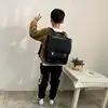 Japan PU Children Rolling School Backpack for girls Tolley Bag for School wheeled backpack Orthopedic Japan school Bag wheels 2