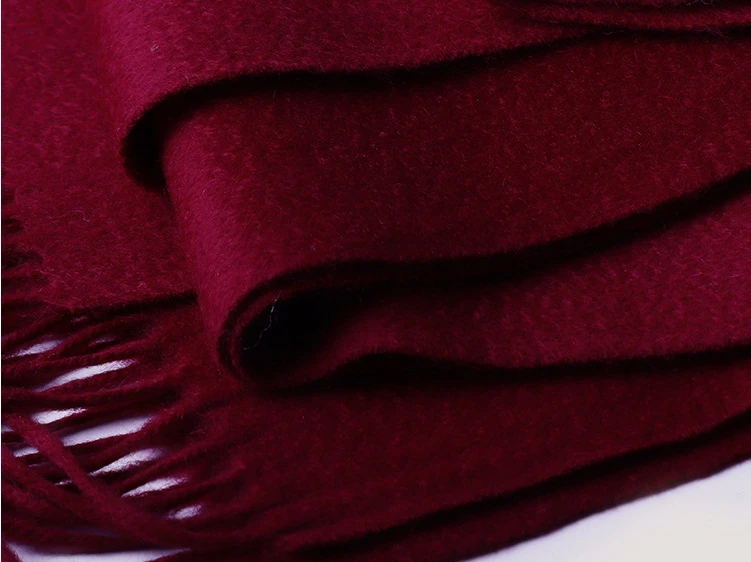 Naizaiga однотонный чистый 30% кашемир 70% смешивание шерсти женский зимний теплый шарф Роскошные брендовая шаль, BHYR105, YR132