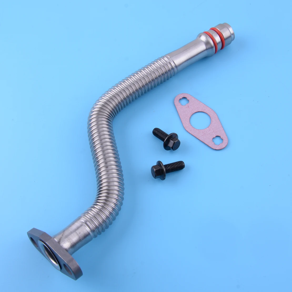 Car Turbo Oil Return Drain Line Tube Replacement 3970875 for Dodge Cummins 5.9L Diesel 2004 2005 2006 2007 5135786AB car turbo oil return tube