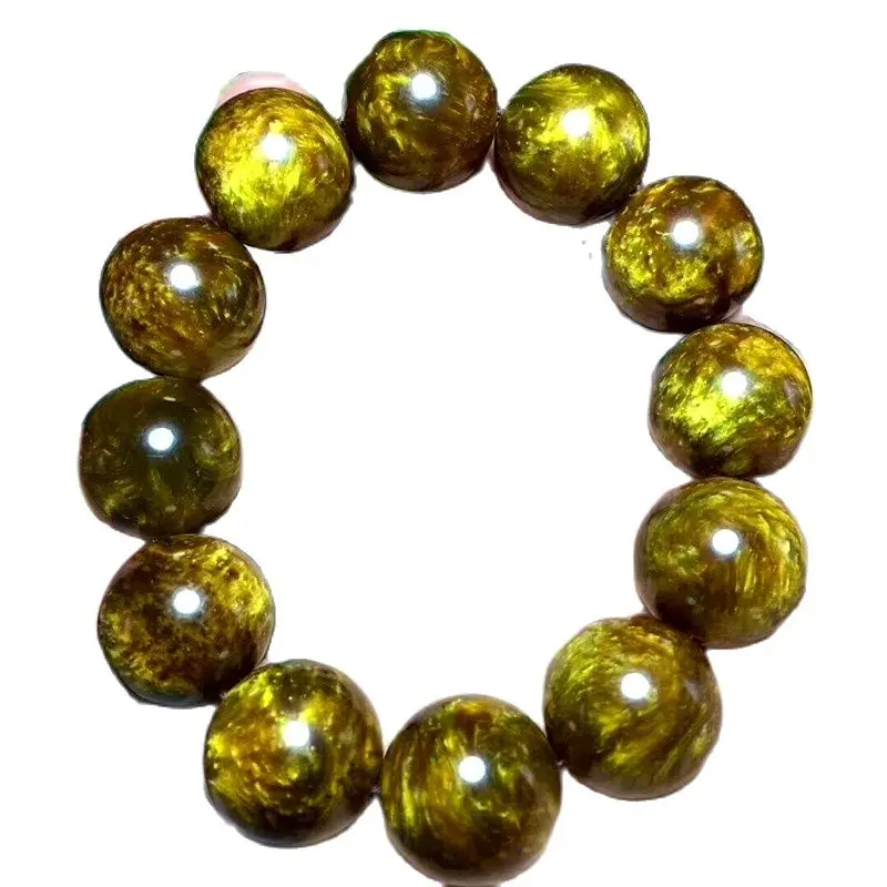 Filo D'Oro Naturale, Corda Di Salice Marino, Perline Da 20Mm, Corallo Nero, Salix Di Sangue, Cicatrici, Bracciale Da Uomo.