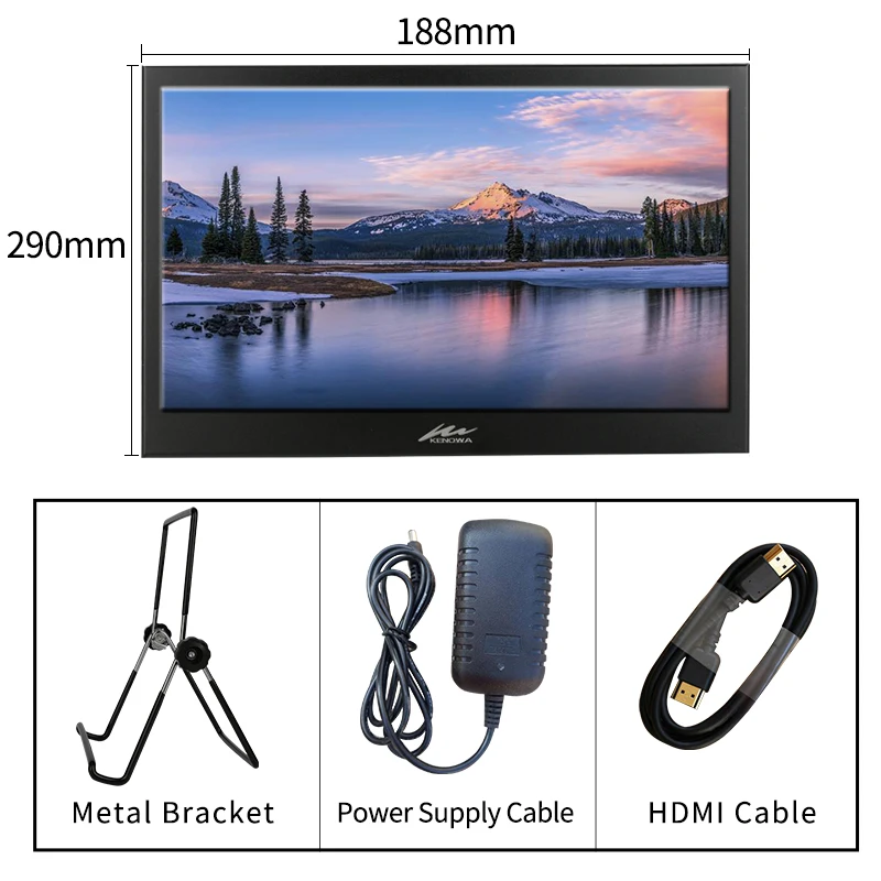 10,1 дюймовый портативный монитор 1920*1200 ЖК-экран игровой монитор VGA HDMI интерфейс со встроенным динамиком для PS3/PS4/XBOx360/PC