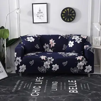 

Sofa Couch Covers Lightweight Stretch Sofa Slipcovers Printed Furniture Protector with Anti-Slip Grip for Pets Kids
