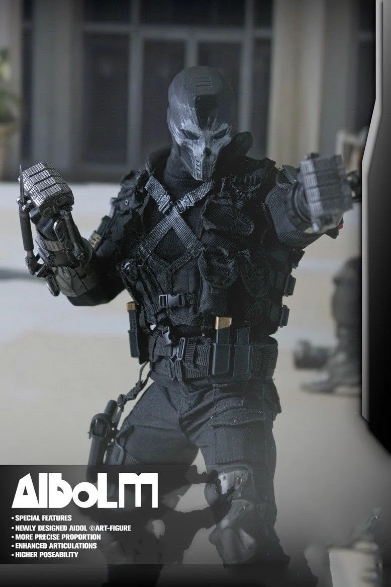1/6 AIDOL 3 полный набор фигурка(Ai-3) США аниме скрещенные кости макет головы одежда оружие Модель игрушки для фанатов коллекция подарок