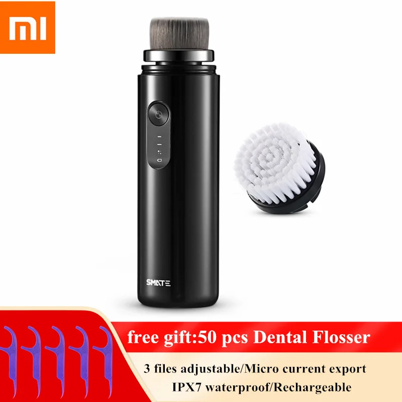 

Xiaomi SMATE Facial Cleansing Devices Rechargeable IPX7 Waterproof 3 Gears Adjustable Portable Face Cleaning With Micro Current
